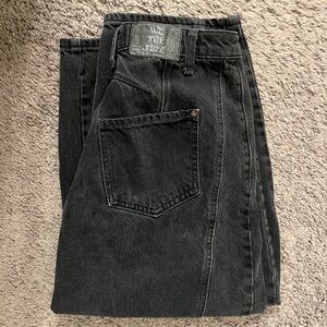 Free people barrel jeans! Size 24